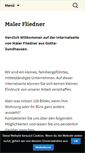 Mobile Screenshot of malerfliedner.de